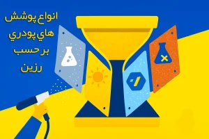 انواع پوشش های پودری بر حسب رزین